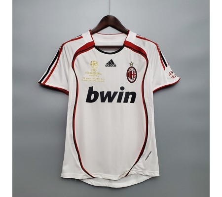 AC Milan 06/07 Away White UCL Final Soccer Jersey